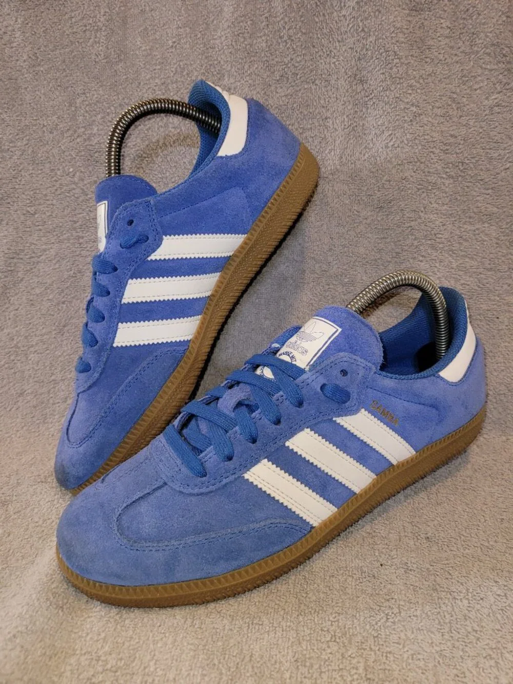 Adidas Originals Samba ADV Blue Bird Off White Tan Gum x JP5719 Men's Size 7